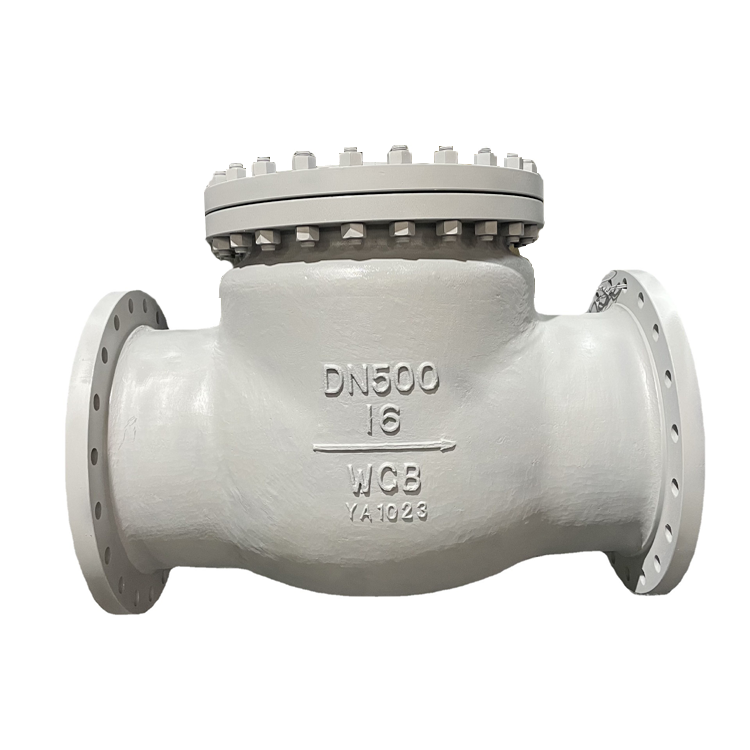 Large diameter swing check valve