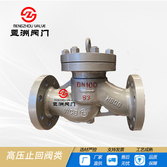 High pressure check valve